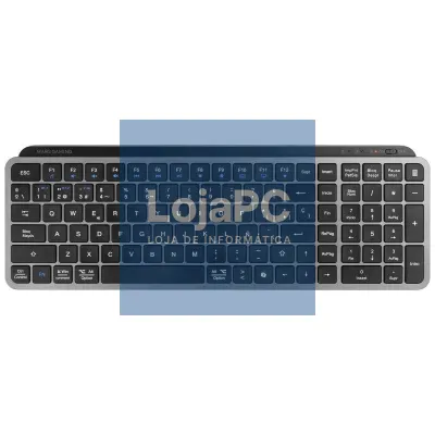 Teclado Compacto sem fios Mars Gaming MK-SILENKEYS/ Preto