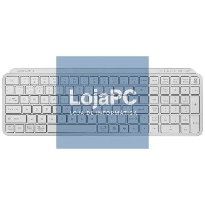 Teclado Compacto sem fios Mars Gaming MK-SILENKEYS/ Branco