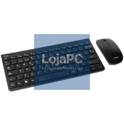 Teclado e rato Sem Fios TooQ TQKMW-3101-B