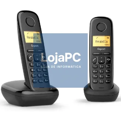Telefone sem fios Gigaset A270/ Pack DUO/ Preto