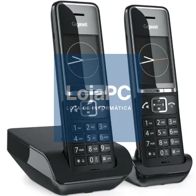 Telefone sem fios Gigaset Comfort 550/ Pack DUO/ Preto