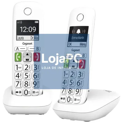 Telefone sem fios Gigaset E290/ Pack DUO/ Branco