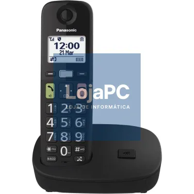 Telefone sem fios Panasonic KX-TGU110/ Preto