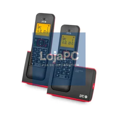 Telefone sem fios SPC Blade 7292RC2/ Pack DUO/ Vermelho y Preto