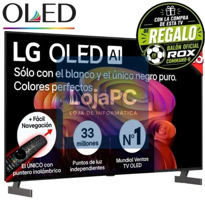 Televisor LG OLED AI B6 OLED55B6ELC 55'/ Ultra HD 4K/ Smart TV/ WiFi