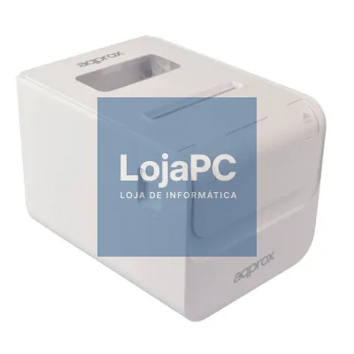Impressora de Tickets Approx appPOS80AMUSEWH/ Térmica/ Ancho papel 80mm/ USB-RS232-Ethernet/ Branca