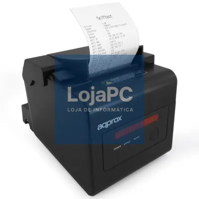 Impressora de Tickets Approx appPOS80WIFI+LAN/ Térmica/ Ancho papel 58 y 80mm/ USB-WiFi-LAN-RS232-RJ11/ Preta