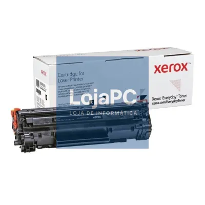 Tóner compatível Xerox 006R03630 compatível com HP CE278A/CRG-126/CRG-128/ 2100 páginas/ Preto
