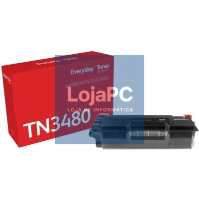 Tóner compatível Xerox 006R04587 compatível com Brother TN-3480/ 8000 páginas/ Preto