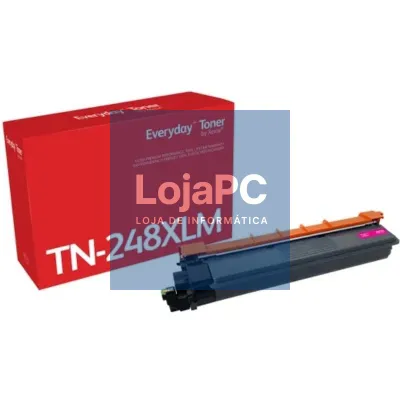 Tóner compatível Xerox 006R04877 compatível com Brother TN248XLM Alta Capacidade/ Magenta