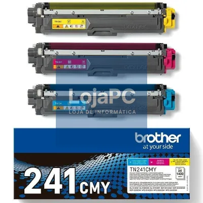 Tóner Original Brother TN241CMY Multipack/ Ciano/ Magenta/ Amarelo