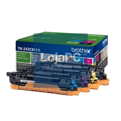 Tóner Original Brother TN-243CMYK Multipack/ Ciano/ Magenta/ Amarelo/ Preto