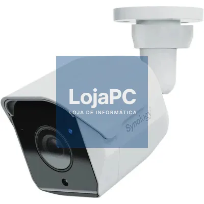 Câmara de Videovigilância Synology BC500/ 110º/ Visão Nocturna/ Control desde APP