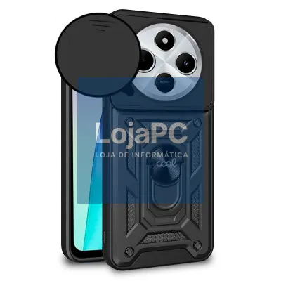 COOL Case for Xiaomi Redmi 14C / Poco C75 Hard Ring Black