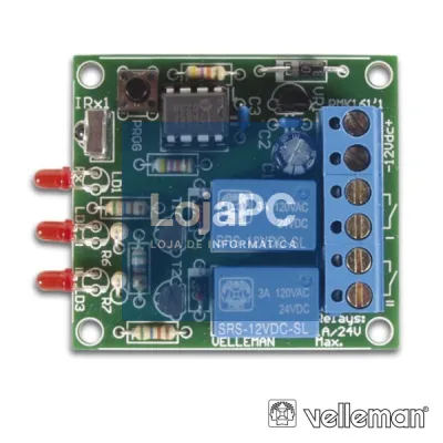KIT RECEPTOR IR DE 2 CANAIS VELLEMAN