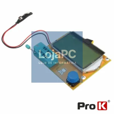 TESTADOR DE COMPONENTES ESR SCR MOSFET C/ VISOR PROK