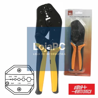 ALICATE DE CRAVAR FICHAS SMA, SMB, SMC, MCX