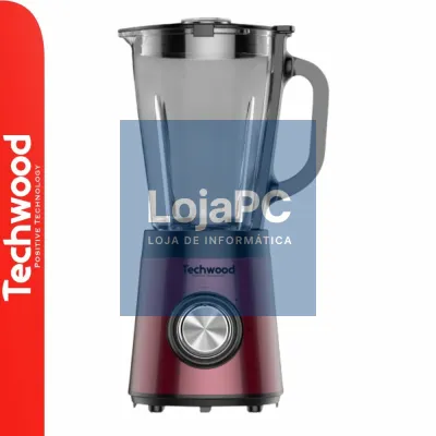 Liquidificador Inox 500W 1.5L C/ Copo Vidro TECHWOOD
