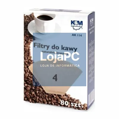 Filtros De Café 80pcs Tamanho 4