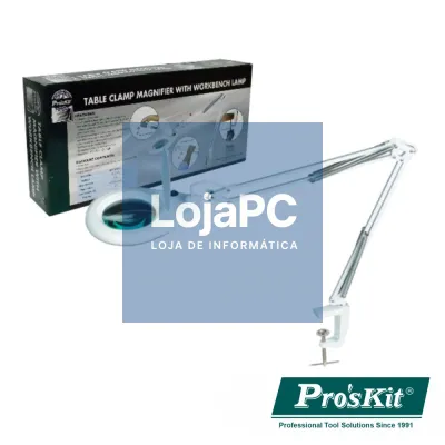 CANDEEIRO C/ LUPA BANCADA 5 DIOPTRIAS 22W PROSKIT
