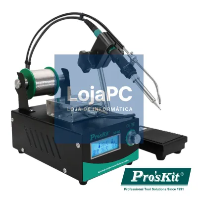 Estação De Soldar 60W Automática C/ Alimentador de Solda