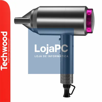 Secador de Cabelo 2200W Preto TECHWOOD