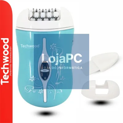Depiladora Elétrica C/ Bateria e Escova TECHWOOD