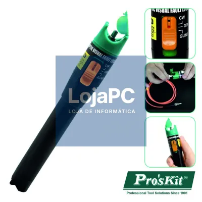 TESTADOR DE FIBRA ÓPTICA 10MW PROSKIT
