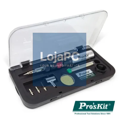 FERRO DE SOLDAR A GÁS C/ KIT AUTO IGNIÇÃO PROSKIT