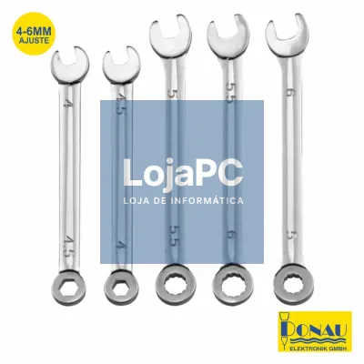 CONJUNTO DE 5 CHAVES DE BOCAS 4.0-6.0MM DONAU