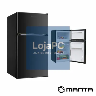Frigorífico C/ Compressor 88L Preto MANTA