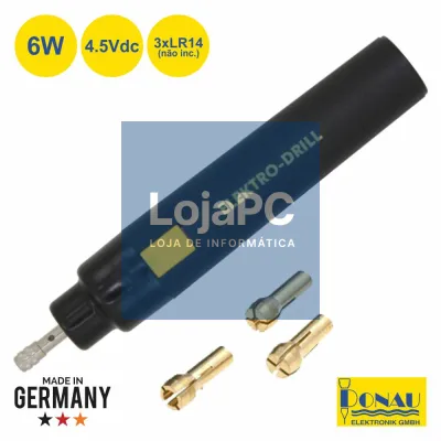 BERBEQUIM DE PRECISÃO ELÉTRICO ACESSÓRIOS 4.5V 6W DONAU