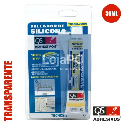 SILICONE ACÉTICO SANITÁRIO TRANSPARENTE 50ML QS