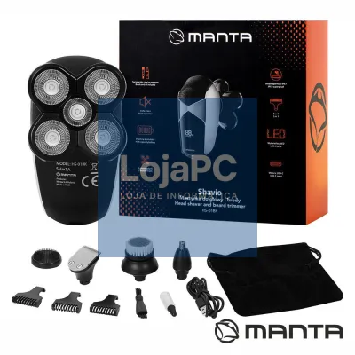 Máquina Barbear / Aparador Portátil 4 em 1 MANTA