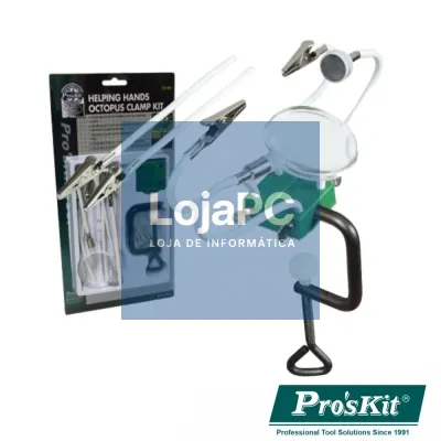 ARMAÇÃO C/ GARRAS CROCODILO LUPA BRAÇO MAGNÉTICO PROSKIT