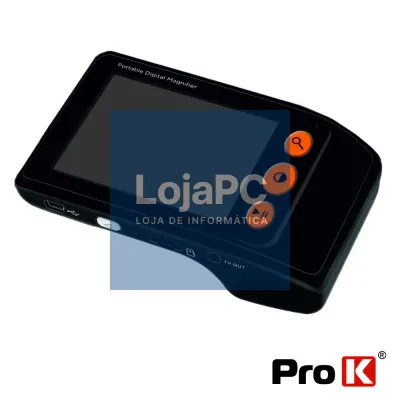 Lupa Digital c/ LCD 3.5" p/ Leitura 25x