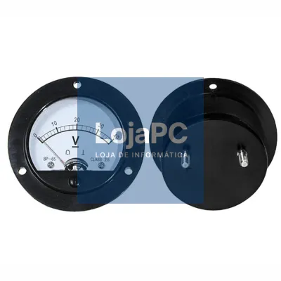 Voltímetro Analógico de Painel 40V DC