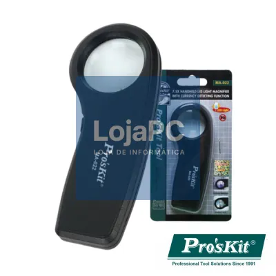LUPA C/ ILUMINAÇÃO 1 LED 1 LED UV PROSKIT