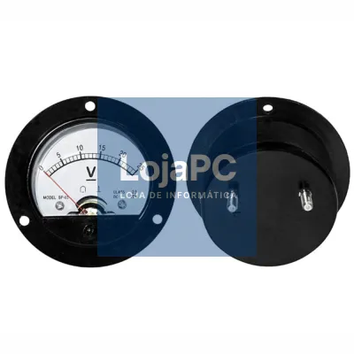 Voltímetro Analógico de Painel 25V DC