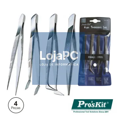 CONJUNTO DE 4 PINÇAS PROSKIT