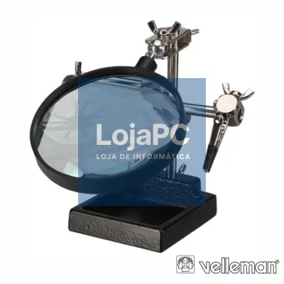 Suporte Articulado C/ Lupa E Pinças Crocodilo VELLEMAN