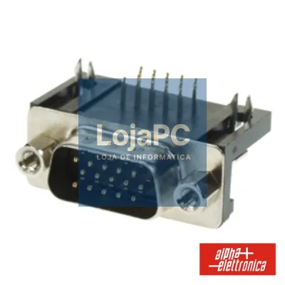 FICHA D-SUB 15P MACHO P/SOLDAR