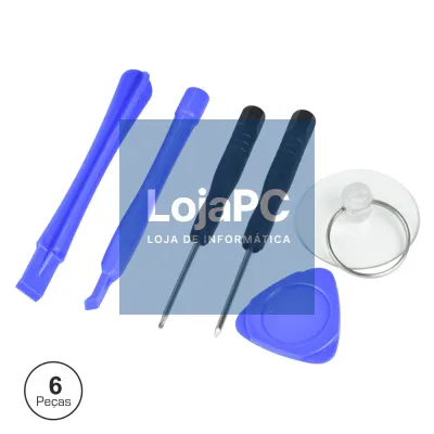CONJUNTO DE FERRAMENTAS MANUTENÇÃO TELEMÓVEIS 6X