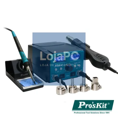 Estação de Soldar SMD Ar Quente 2 Em 1 750W PROSKIT