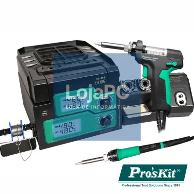 Estação de Soldar SMD Ar Quente 6 Em 1 250W PROSKIT