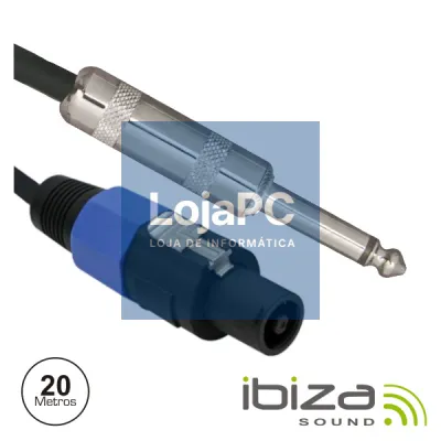 CABO SPEAKON 2P MACHO / JACK 6.35MM MACHO 20M MN IBIZA