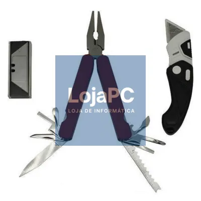 Alicate Multifunções 12 Em 1 + X-atoC/ 5 Lâminas
