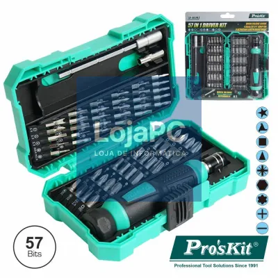 CONJUNTO DE CHAVE C/ 57 BITS E EXTENSOR PROSKIT