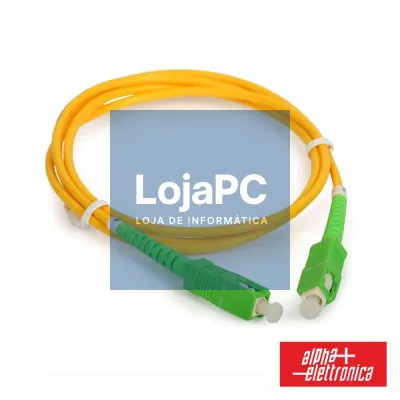 Cabo Fibra Óptica Monomodo ST-APC P/ ST-APC 9/125 OS2 1M
