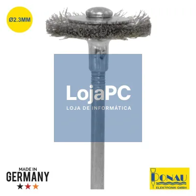 ESCOVA ARAME DE AÇO C/ Ø2.3MM DONAU